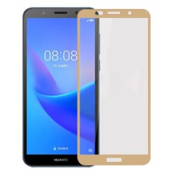 HUAWEI Y5 PRIME (2018) / Y5 (2018) 9H FULL COVER TEMPERED GLASS GOLD (OEM) GL297