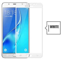 TEMPERED GLASS SAMSUNG GALAXY J6 2018 FULL COVER WHITE 5D GL313