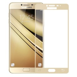TEMPERED GLASS SAMSUNG GALAXY J3 2018 FULL COVER GOLD 5D GL320