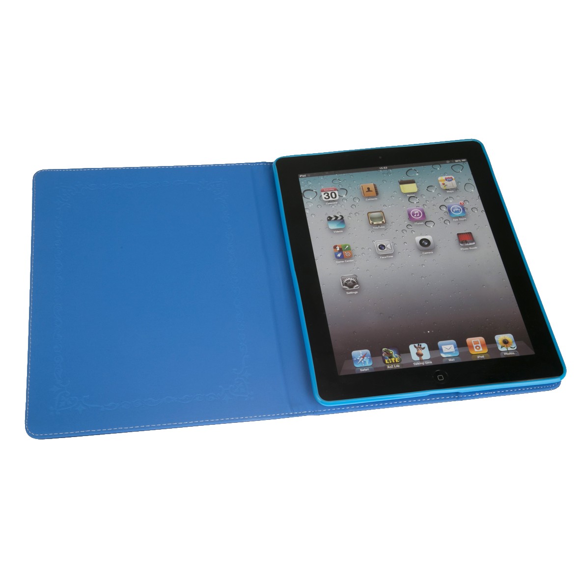 ΘΗΚΗ  BOOK CASE COVER ΓΙΑ IPAD 5/ AIR ΧΡΥΣΟ ΜΠΕΖ ΜΠΛΕ IP225