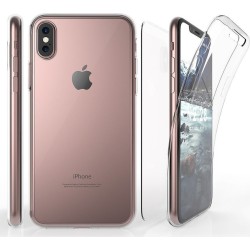 OEM Back and Front Case Σιλικόνης Διάφανο (iPhone X)