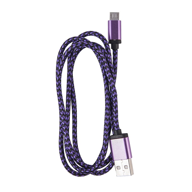 OEM  ΚΑΛΩΔΙΟ REGULAR USB TO MICRO USB  1m PURPLE 3864